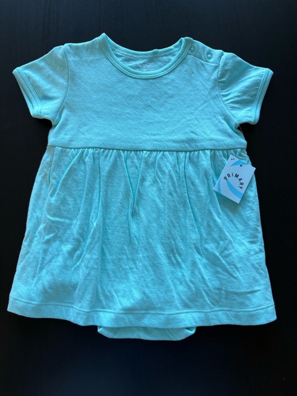 Primary Short Sleeve Onesie Size 6-9 Months